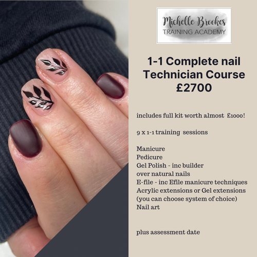 1-1 Complete nail Technician Course